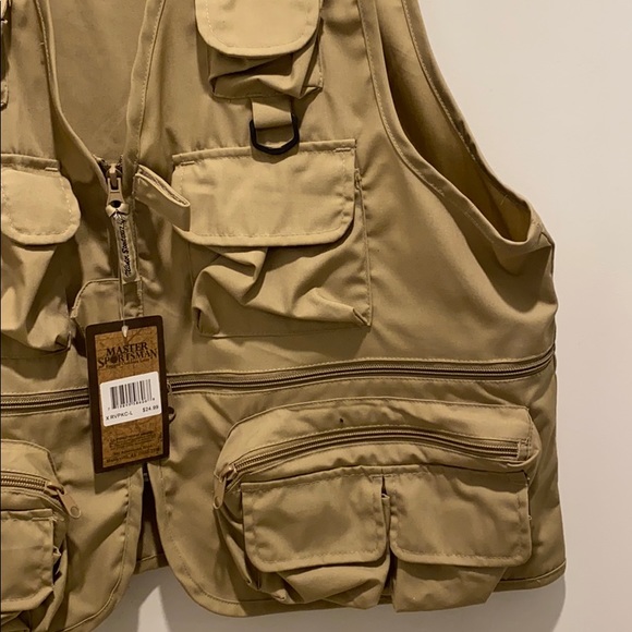 So Master Sportsman rugged outdoor vest and tan - Picture 2 of 4